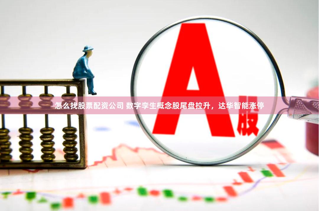 怎么找股票配资公司 数字孪生概念股尾盘拉升，达华智能涨停